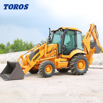 品質  TOROS Versatile Mini Backhoe Loader Machine 1 Ton 2 Ton 3 Ton 工場