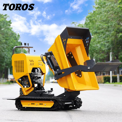 品質  Yellow 15-20Tons Tracked Mini Dumper With Air / Hydraulic Brakes 工場