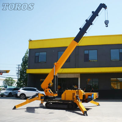 品質  Span 16.8m Narrow Space Spider Crane For Construction And Industrial Applications 工場