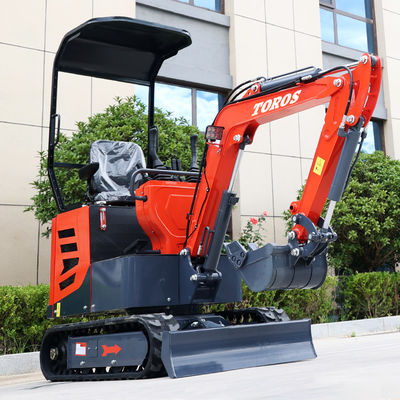 多機能 トロス ミニ 掘削機 1 トン マイクロ 掘削機 クープ エンジン