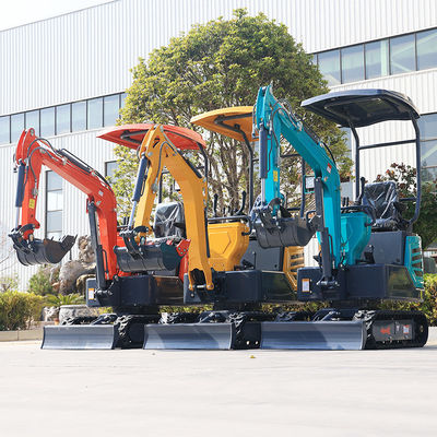 1.2トンのディーゼルエンジン トロスミニ掘削機 22MPa 動作圧