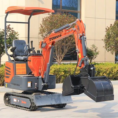 緑色 1.2t ディーゼル ミニ掘削機 機械