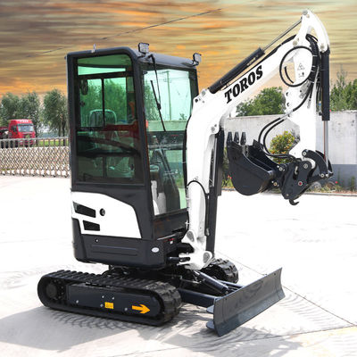 11.8KW 2600rpm 1.8 トン ミニ掘削機 小型掘削機 農業用