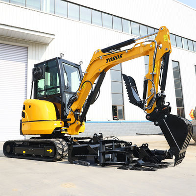 トロス 3.5 トン ミニ掘削機 ミニバガー コンパクト掘削機器
