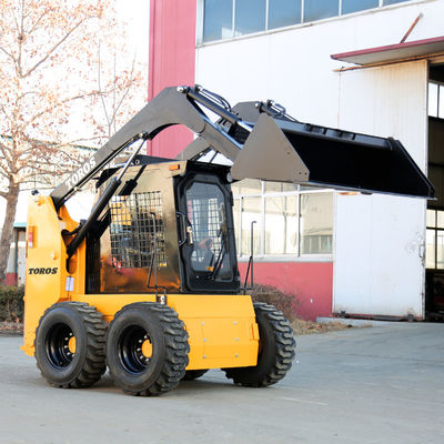 CE 500kg-1200kg ハイドロリックホイールローダー フロントエンド 小型関節ローダー