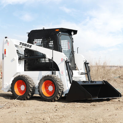 1トンのミニ スキッドステア ローダー 小型 スキッドローダー 使いやすい シンプルな制御