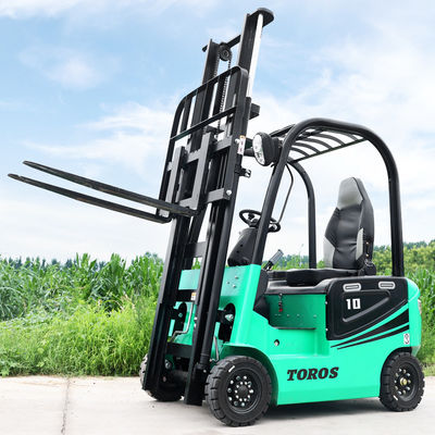 1000kg 2000kg 小型の電気フォークリフト 自走型モーターフォークリフト