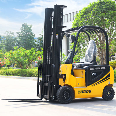 フルスタッカー ミニ 2 トンの電気フォークリフト トラック 産業用