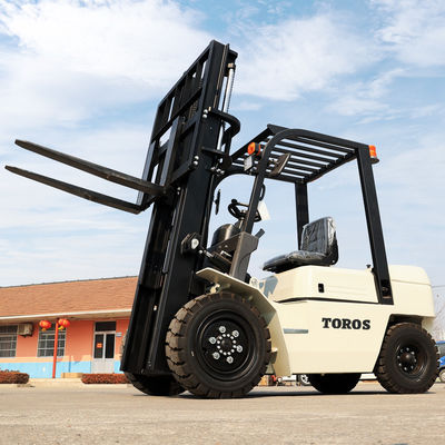 オレンジ色 2.5-3.5t ディーゼル駆動フォークリフト 重作業用