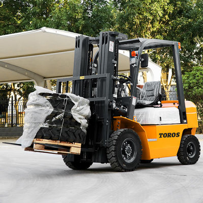 2500kg 倉庫フォークリフト トラック パワーステアリング 重荷フォークリフト