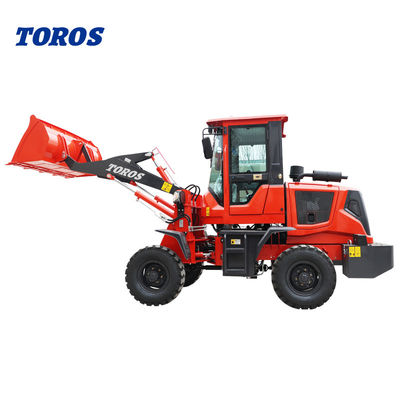 高い操作効率 3000Kg ホイール ローダー マシン 1 年間の保証