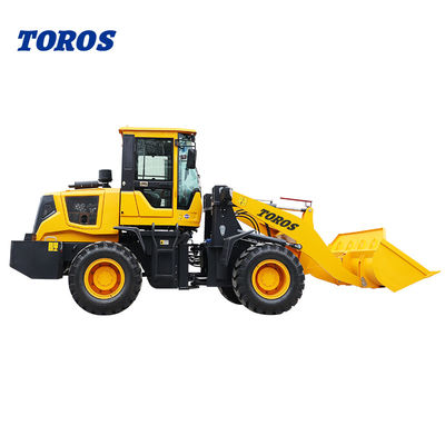 高い操作効率 3000Kg ホイール ローダー マシン 1 年間の保証