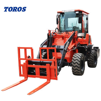 高い操作効率 3000Kg ホイール ローダー マシン 1 年間の保証