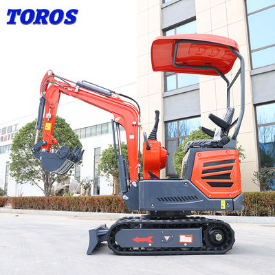 1 トン 1.2 トン 20hp ミニ掘削機 小型土を移動する機械