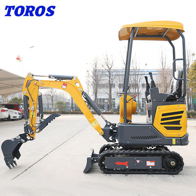 中国黄色 1.2 トン マイクロミニ掘削機 オーダーメイド可