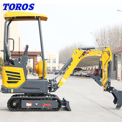 中国黄色 1.2 トン マイクロミニ掘削機 オーダーメイド可
