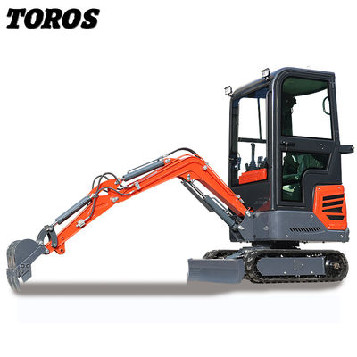 強力な 1.2 トンのミニクローラー掘削機 CE EPA EURO 5 認証