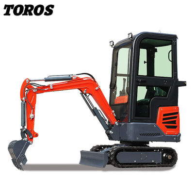 930mm シャーシ幅 1200kg ミニクローラー掘削機 軽量建設用