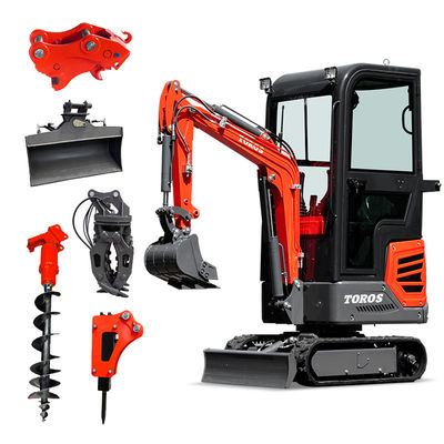 930mm シャーシ幅 1200kg ミニクローラー掘削機 軽量建設用