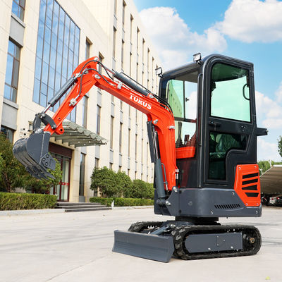 高性能 1.2 トン ミニ 掘削機 小型 クローラー 掘削機 エネルギー効率