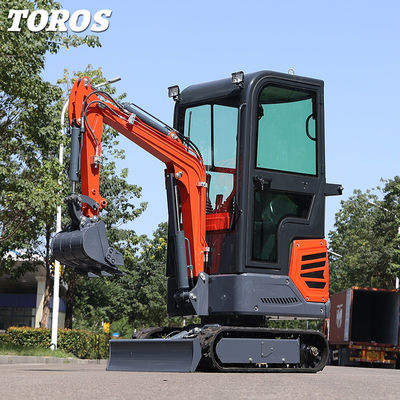 強力な 1.2 トンのミニクローラー掘削機 CE EPA EURO 5 認証