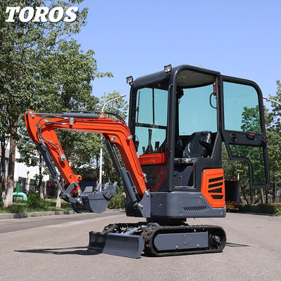 強力な 1.2 トンのミニクローラー掘削機 CE EPA EURO 5 認証