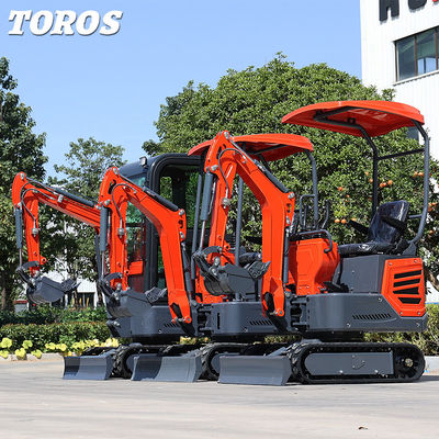高性能 1.2 トン ミニ 掘削機 小型 クローラー 掘削機 エネルギー効率