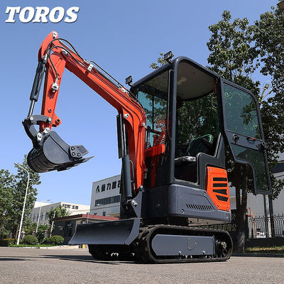 高効率の 1.2T ミニ クローラー 掘削機 景観 ガーデニング
