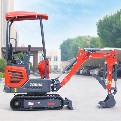 高性能 1.2 トン ミニ 掘削機 小型 クローラー 掘削機 エネルギー効率