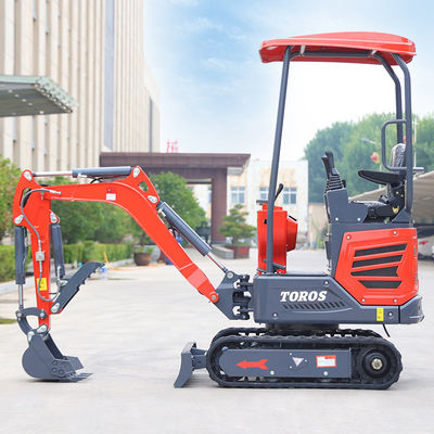 多用途 1.2 T 掘削機 小型庭掘削機 2870*930*2030mm 寸法