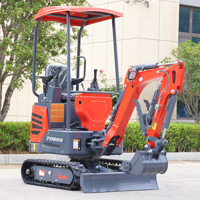 高性能 1.2 トン ミニ 掘削機 小型 クローラー 掘削機 エネルギー効率