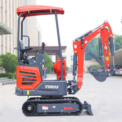 小規模プロジェクトのための速度調整可能なミニクローラー掘削機 1.2T