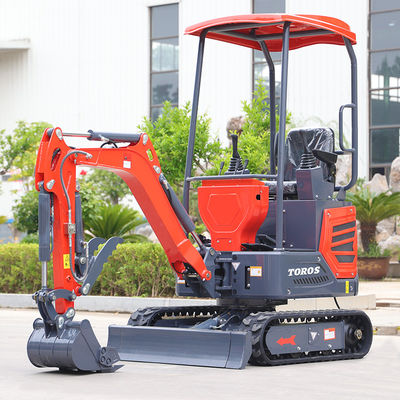強力な 1.2 トンのミニクローラー掘削機 CE EPA EURO 5 認証