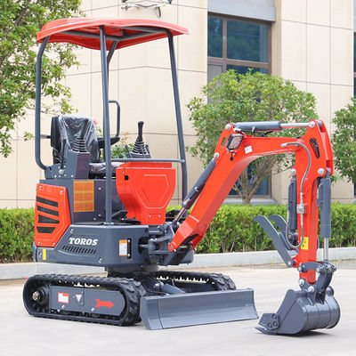 強力な 1.2 トンのミニクローラー掘削機 CE EPA EURO 5 認証