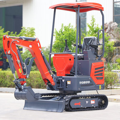 商用 1.2 トンの掘削機 水力小型クローラー掘削機 20hp