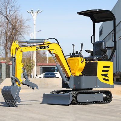 多機能 トロス ミニ 掘削機 1 トン マイクロ 掘削機 クープ エンジン