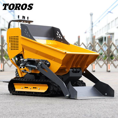 10-20t は建設および鉱山のための追跡されたミニ ダンパーの後ろに立っています