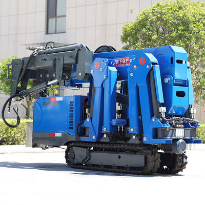 商業用ブルー 小型 クローラー スパイダークレーン 8000KG 操作が簡単