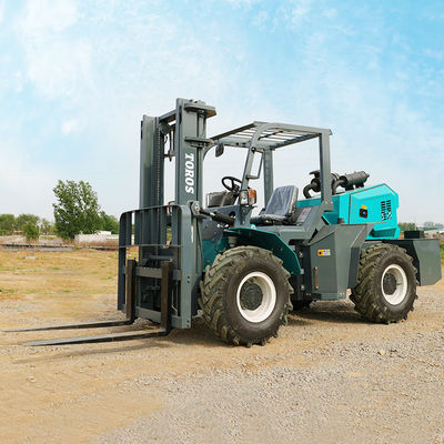 EPA 5トンの荒地フォークリフト 4wd