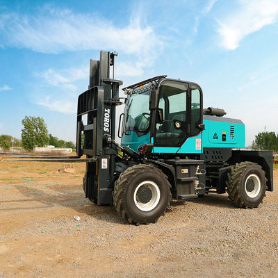 EPA 5トンの荒地フォークリフト 4wd