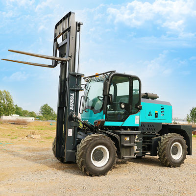 EPA 5トンの荒地フォークリフト 4wd
