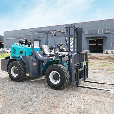 EPA 5トンの荒地フォークリフト 4wd