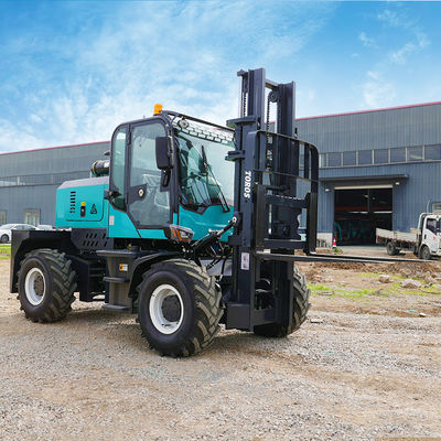 EPA 5トンの荒地フォークリフト 4wd