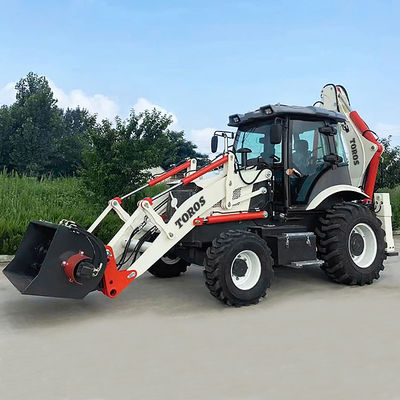 1m3のバケツ容量を持つパワフルなオールインワンバックホー掘削機