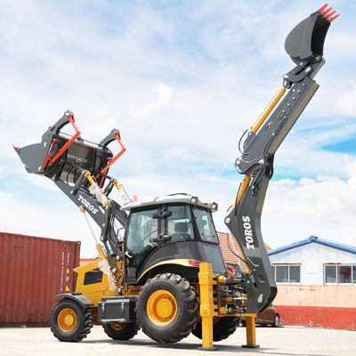 2500kgの車輪バックホー・ローダー機器