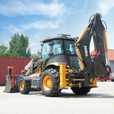 5800/7100mm マックス 掘削 バックホー ローダー マシン 高効率