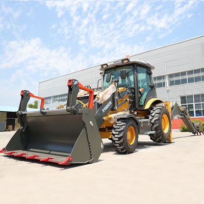 85 Kw コンパクト バックホー ローダー マシン
