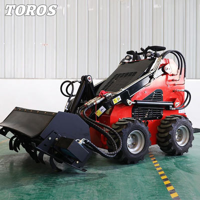 OEM エネルギー効率の良い小型スタンドオン スキッドステア機器 2-4Mph 移動速度