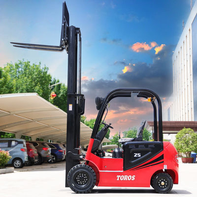 1000kg 2000kg 小型の電気フォークリフト 自走型モーターフォークリフト