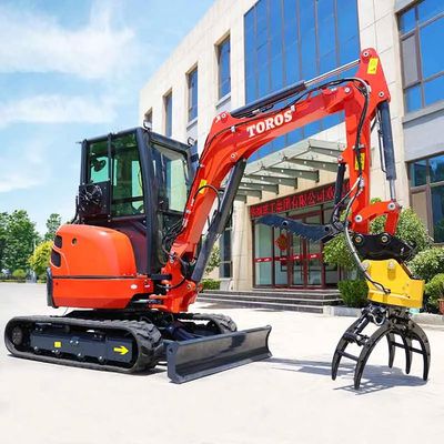 コンパクトで信頼性の高いTE-35s ミニ水力掘削機 0.09m3バケツ容量